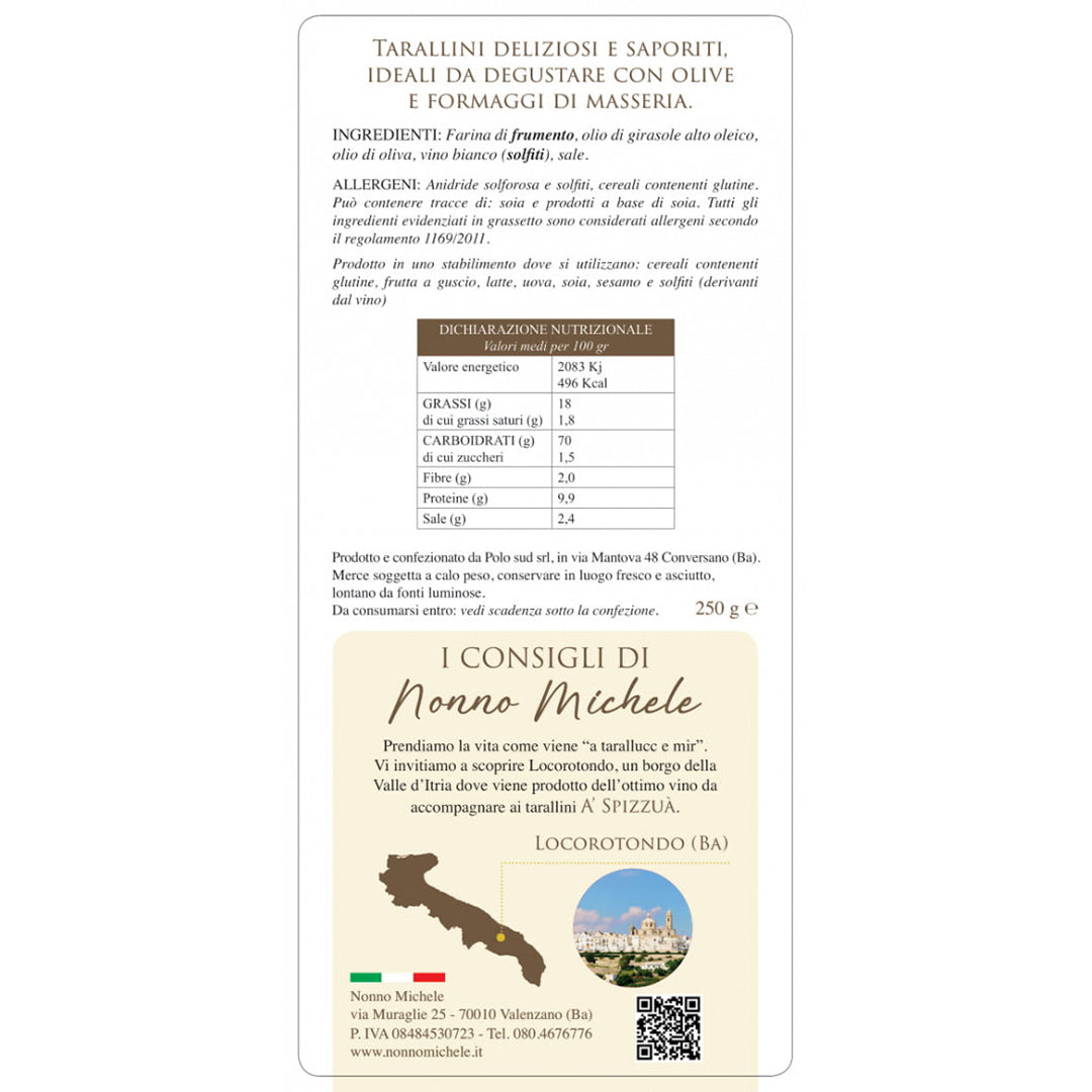 Tarallini del Nonno - A Spizzuà 250g