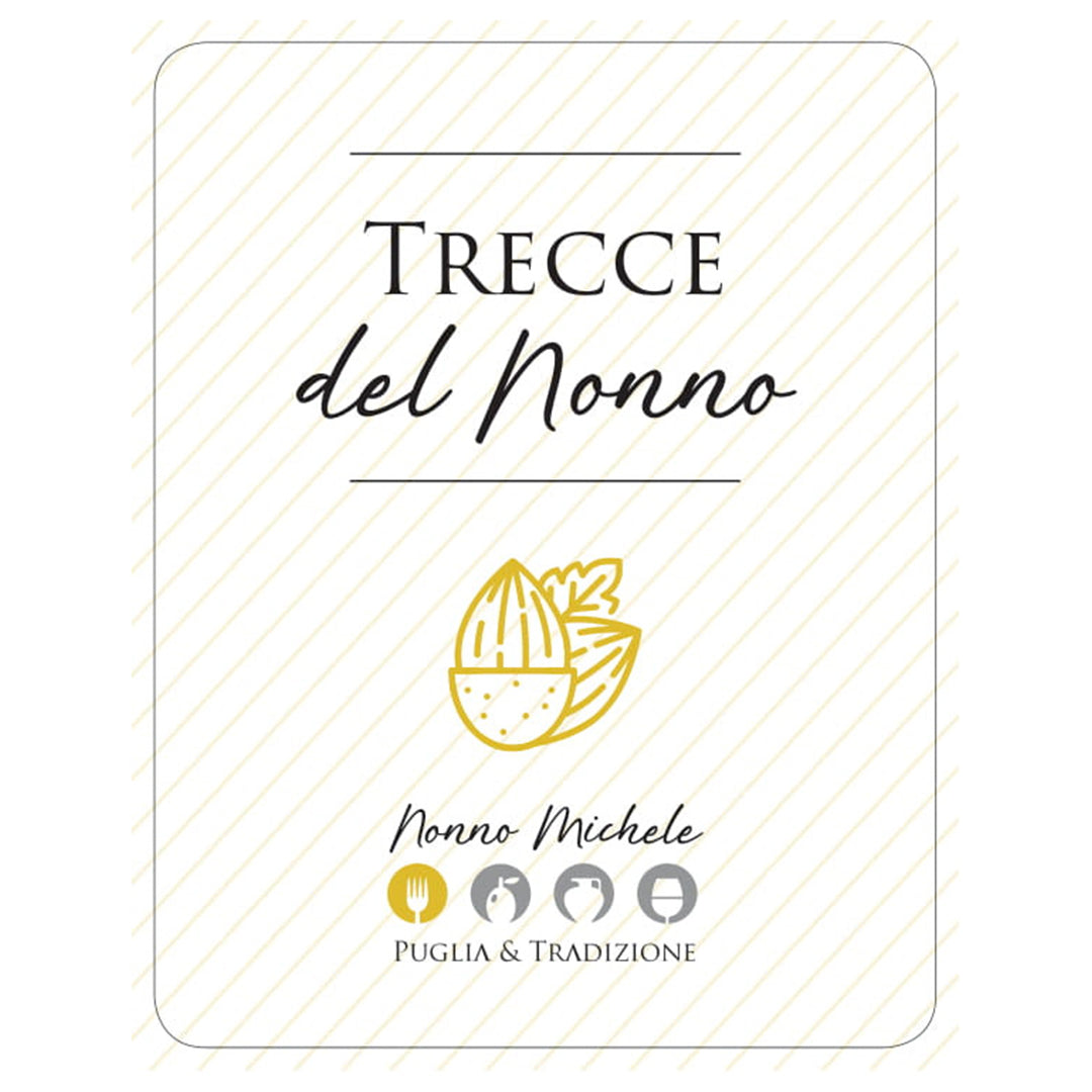 Trecce del Nonno - Tarallo Intrecciato con Mandorla 250g