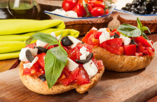 La bruschetta tipica pugliese