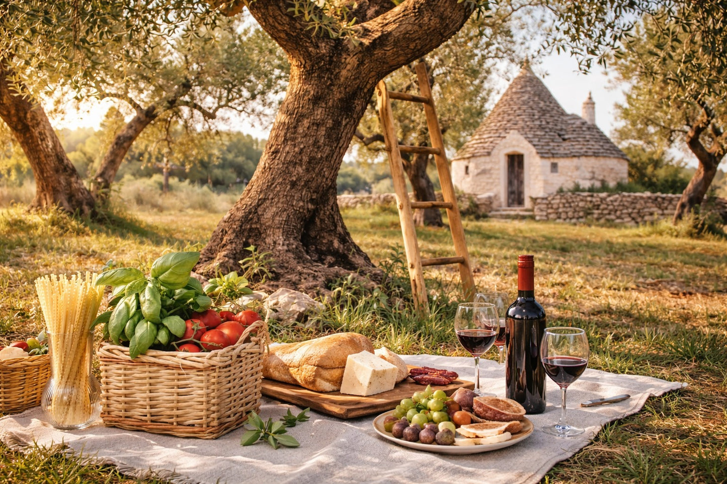 PRÉCOMMANDE - EXPÉRIENCE DE PIQUE-NIQUE PARMI LES TRULLI