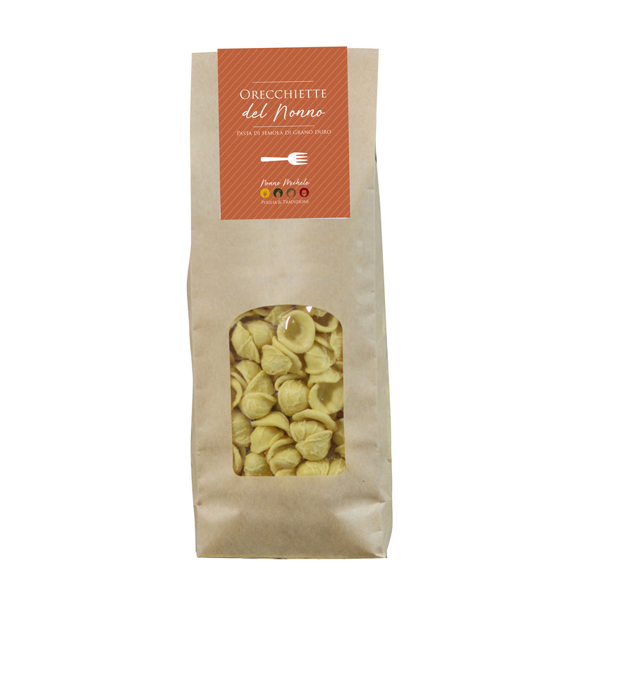 Box Regalo un Sacco di Puglia "Sapori di Masseria" con l'Oliera 200 ml - Pasta e Taralli Tipici Pugliesi
