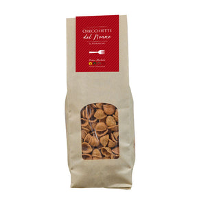 Box Regalo Un Sacco di Puglia "La Via delle Orecchiette" con l'Oliera 250 ml - Pasta e Taralli Tipici Pugliesi
