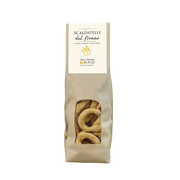Box Regalo Un Sacco di Puglia "La Via delle Orecchiette" con l'Oliera 250 ml - Pasta e Taralli Tipici Pugliesi