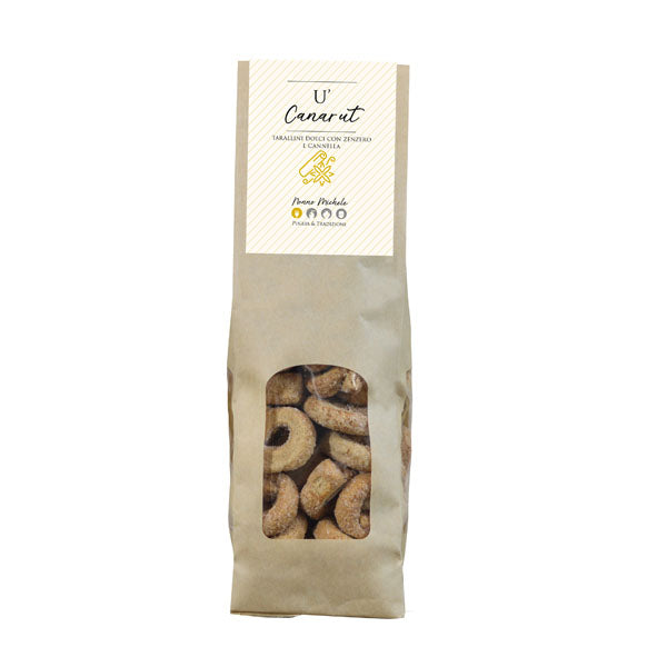 Box Regalo Un Sacco di Puglia "La Via delle Orecchiette" con l'Oliera 250 ml - Pasta e Taralli Tipici Pugliesi