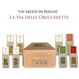 Box Regalo un Sacco di Puglia - La Via Delle Orecchiette - Prodotti Tipici Pugliesi 8 Pezzi