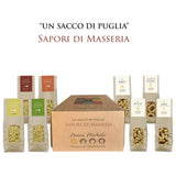 Box Regalo un Sacco di Puglia - Sapori di Masseria - Prodotti Tipici Pugliesi 8 Pezzi