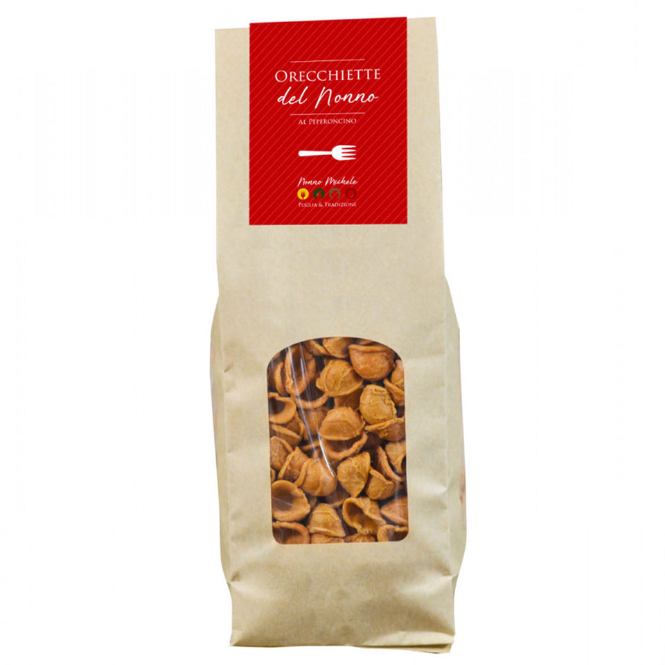 Orecchiette del Nonno Tradizionali - Al Peperoncino 500g