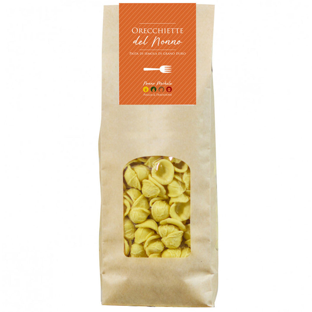 Orecchiette del Nonno Tradizionali - Di Semola Di Grano Duro 500g